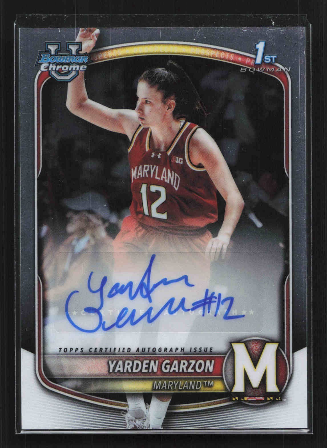 2025-26 Bowman #CPA-YG Yarden Garzon Chrome Prospect Autographs