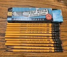Vintage Rare Eberhard Faber Van Dyke Pencil 601  # 3 Hard Box Of 12
