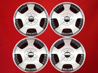 JDM Used WALD Valdo DUCHATELET wheels 4Book 8J/9J 18PCD139.7 6x110