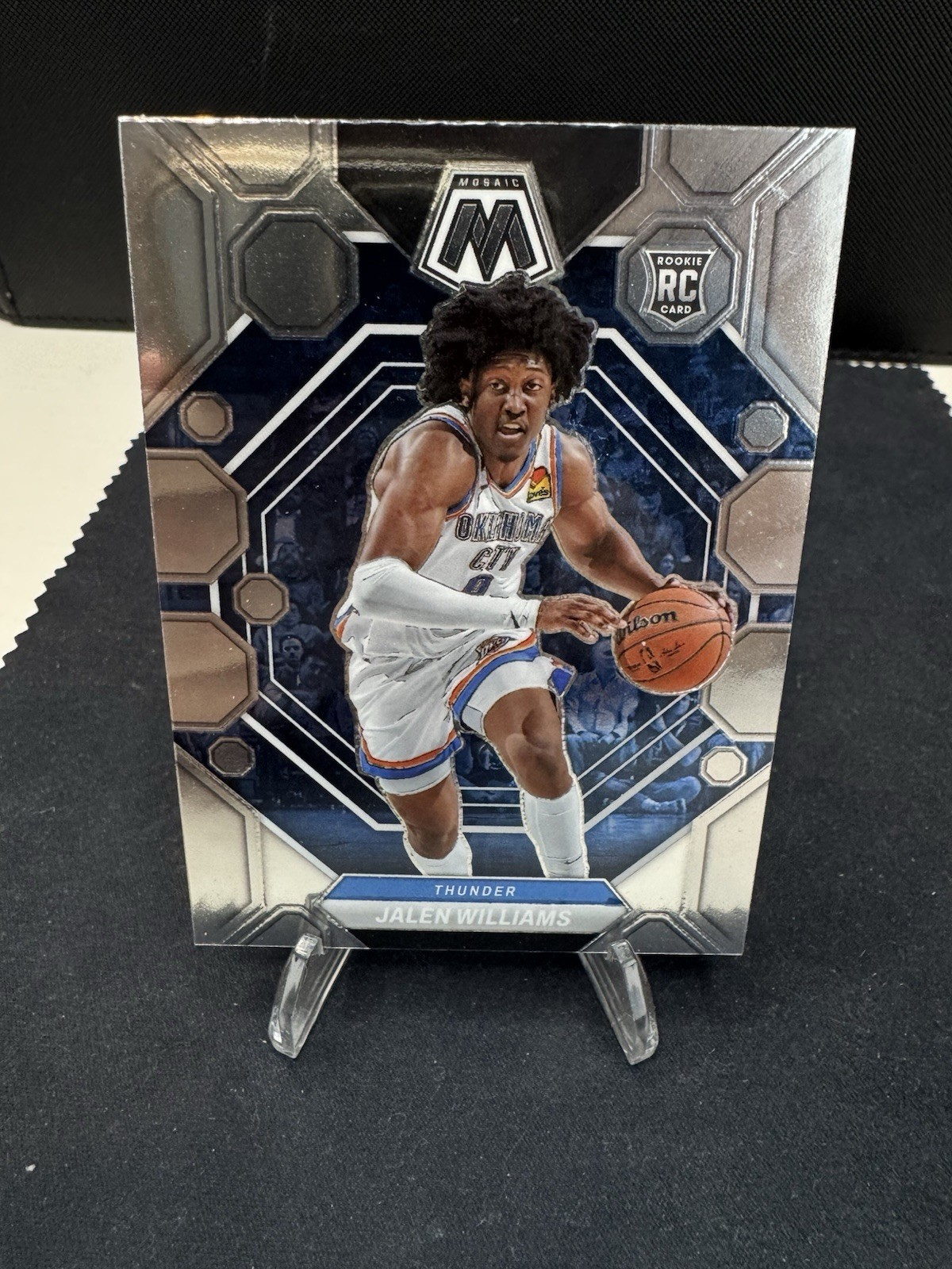 2022-23 Panini Mosaic Basketball Base Mosaic - #217 Jalen Williams (RC)