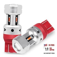 7443 7440 LED Brake Light Bulbs, 7444 Tail Stop Lights Super Bright, T20 Red