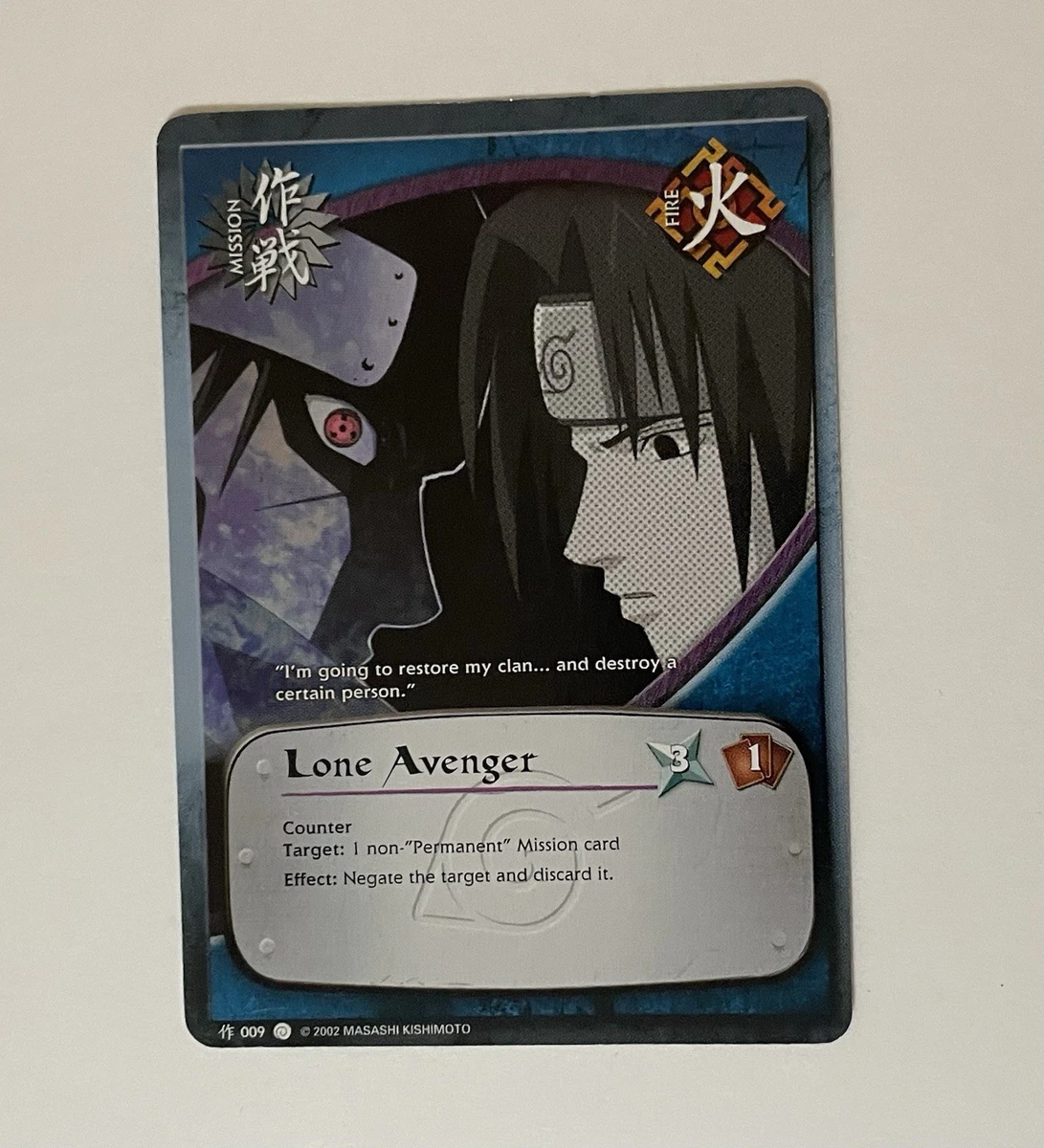 Naruto CCG Common Individual Collectible Card Game Cards in