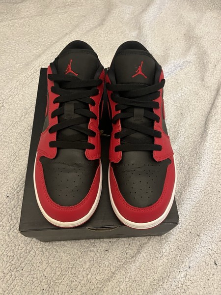Jordan 1 Low Reverse Bred | Gym Red / black