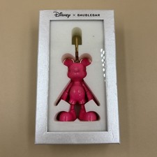 Disney X Baublebar Mickey Mouse Keychain/Bag Charm Hot Pink Gold