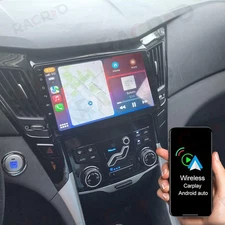 For Hyundai Sonata 2011-2015 Apple CarPlay Android 15 Car Stereo Radio GPS Navi