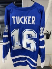 Darcy Tucker Signed Toronto Maple Leafs Hockey Jersey - JSA Authenticated