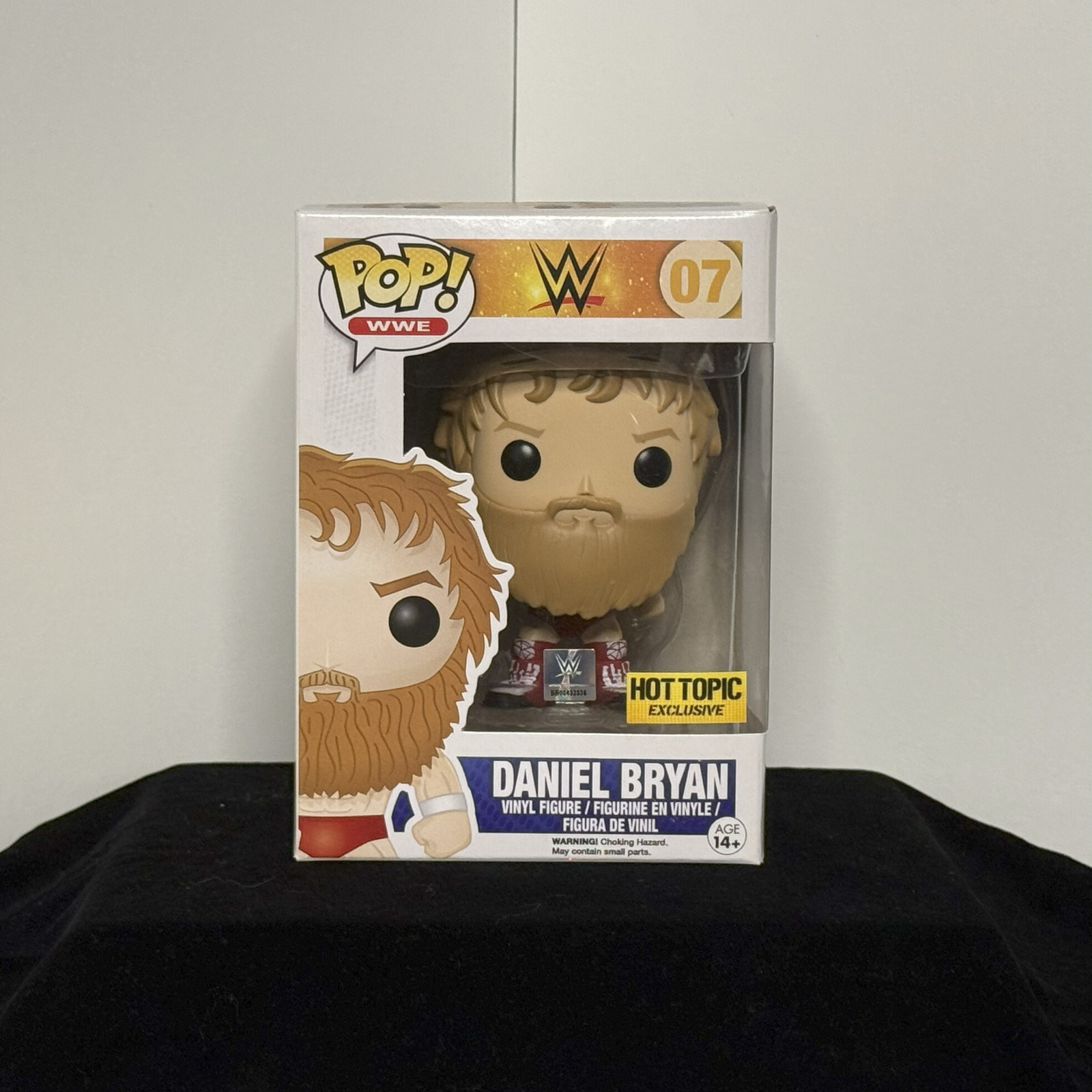 Vaulted Funko Pop! Vinyl Figure - Wwe Daniel Bryan #07 Hot Topic - W/ Protector