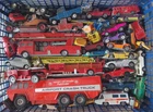 ORIGINAL VINTAGE DIECAST CORGI TOYS JOB LOT CARS TRUCKS FIRE ENGINES JUNIORS etc