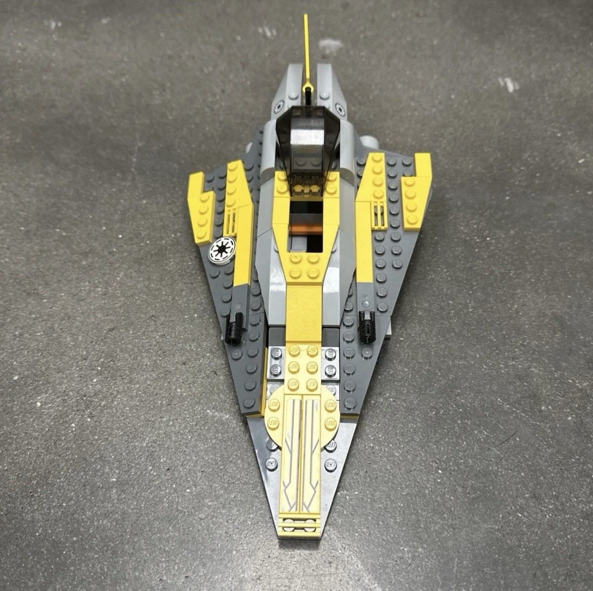 アコ模 LEGO Star Wars Anakin's Jedi Starfighter 7669 Built Set With