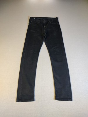 Levi's 502 Jeans Herren Gr. W32 L32 Regular Taper Vintage Freizeit Schwarz TOP!