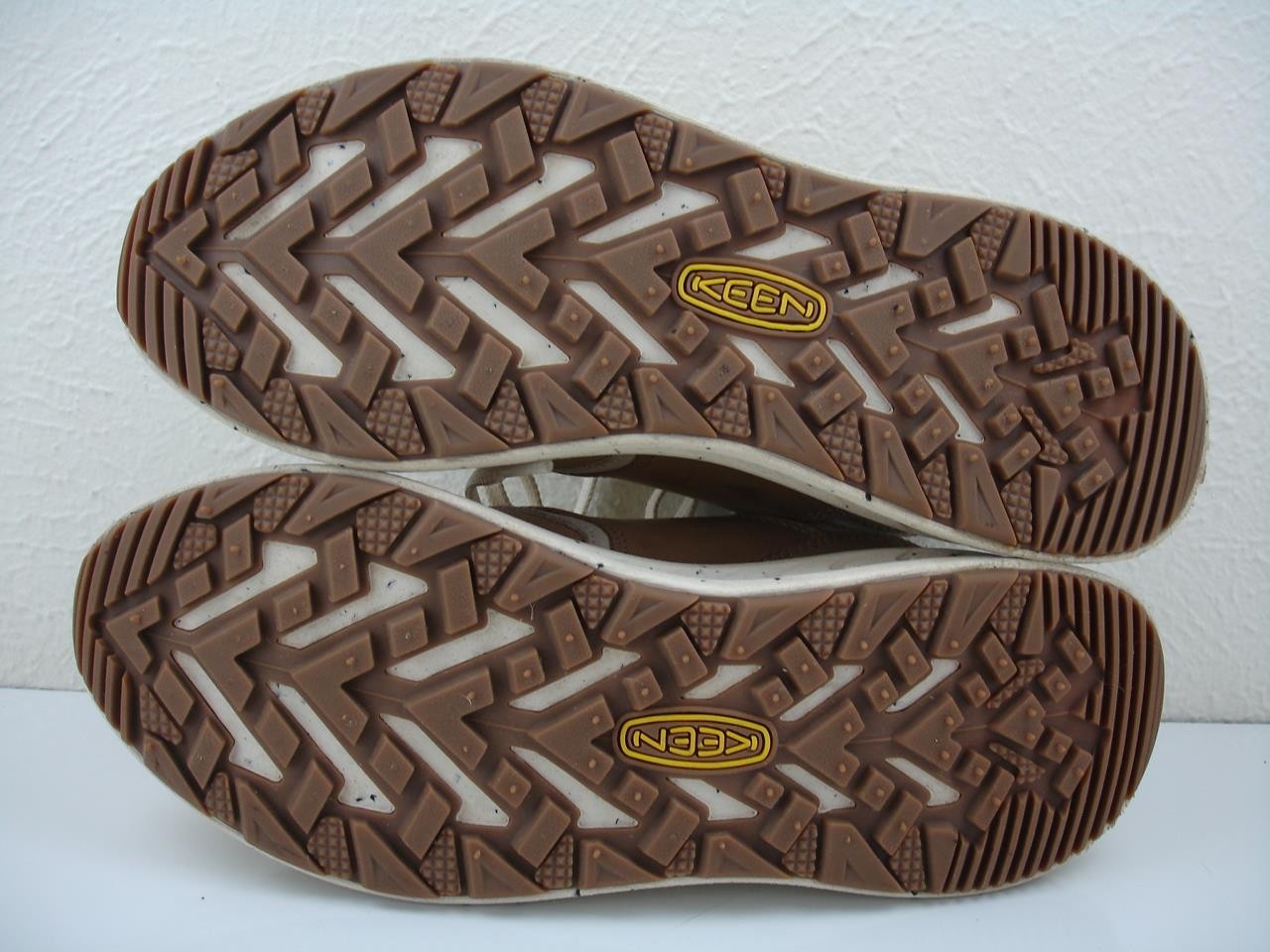 Scarpe da passeggio KEEN donna 9 5 M WK400 in pelle 1028098 Safari marrone stringate Vibram