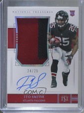 2018 Panini National Treasures Rookie Holo Silver 24/25 Ito Smith Patch Auto 1p5