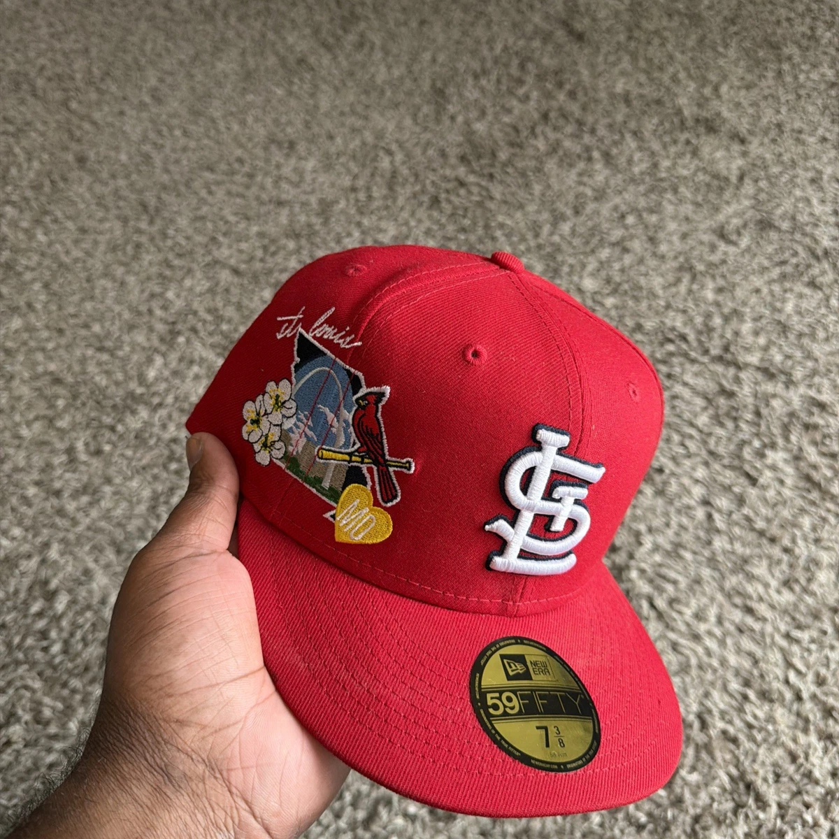 New Era Men's Red 7 3/8 Size for sale | eBay