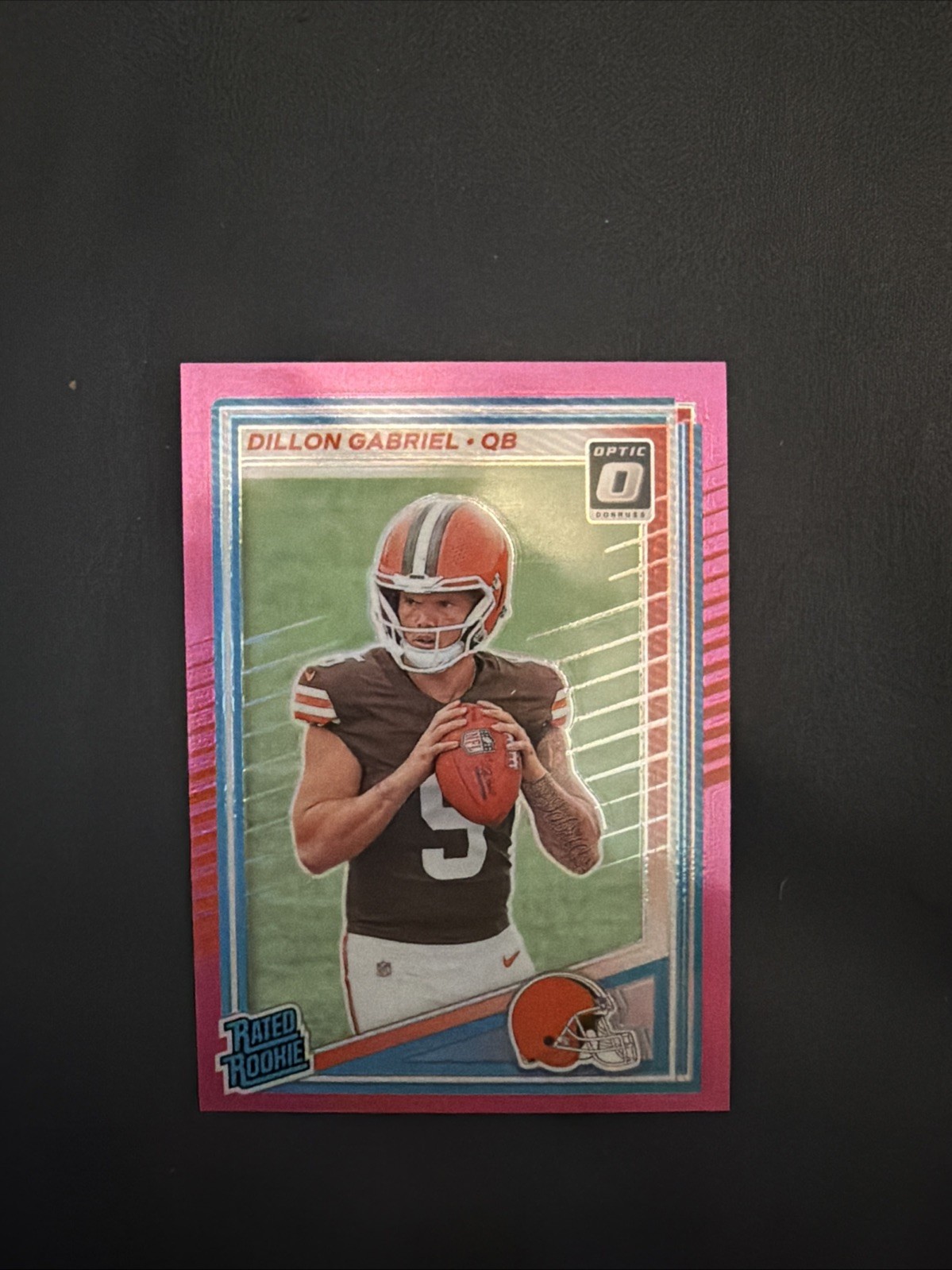 2025 Panini Donruss Optic - Rated Rookie Dillon Gabriel #263 Pink Prizm (RC)