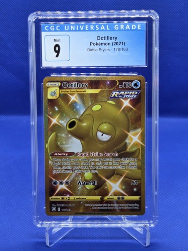 Pokemon Battle Styles Octillery 178/163 CGC Mint 9