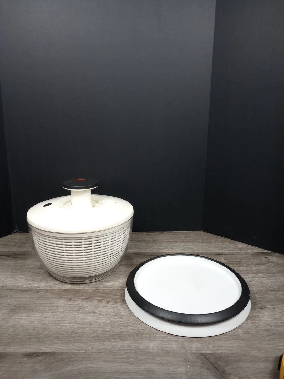 OXO Good Grips Large Salad & Herb Spinner, 6.25 Qt. + OXO Not So Lazy Susan 11"