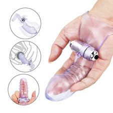 Finger Banger Massager G-spot Vibrator Fingering Sex-toys for Women Couples