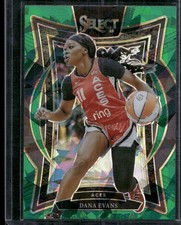 2025 Panini Select WNBA #1 Dana Evans Green Ice Prizms