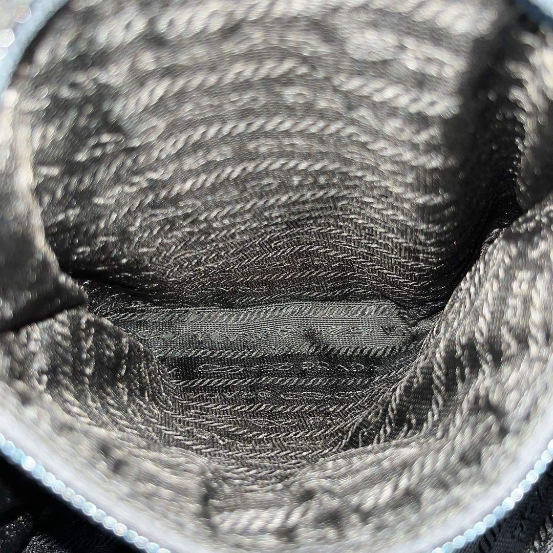 PRADA Mini Backpack Drawstring Black Tessuto Nylo… - image 16