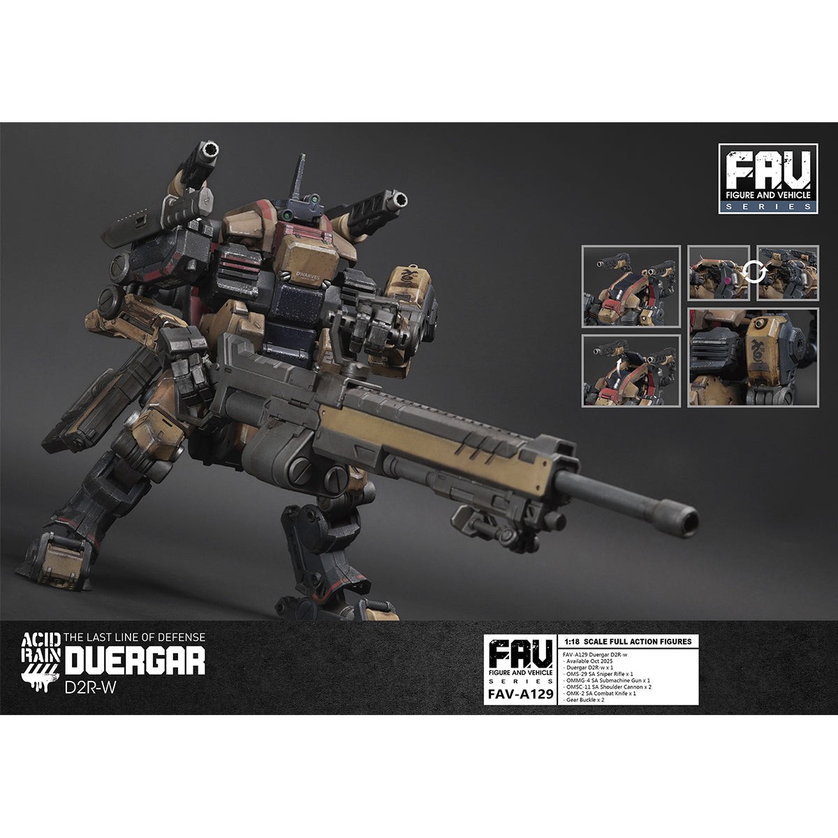 HiPlay TOY ALLIANCE 1/18 Acid Rain World FAV-A129 Duergar D2R-w