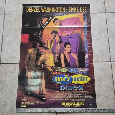 Mo  Better Blues (1990) Promotional Movie Poster Folded 27x40