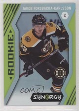 2017-18 Upper Deck Synergy Rookie Green Tier 1 Jakob Forsbacka-Karlsson #63 2r8