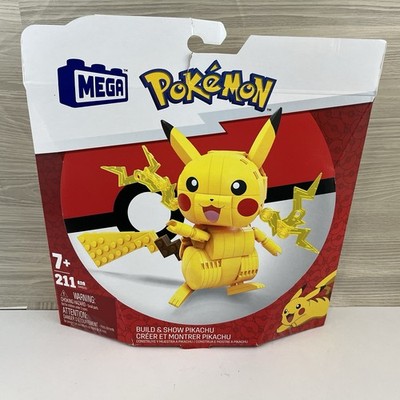 Mega Pokemon Build and Show Pikachu NEW Sealed 211 Pieces 2023 Block Set Toy