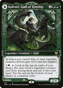 Kolvori, God of Kinship (Showcase) - Kaldheim #318