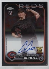 2024 Topps Chrome Rookie Auto Andrew Abbott #RA-AA Auto 0rd2