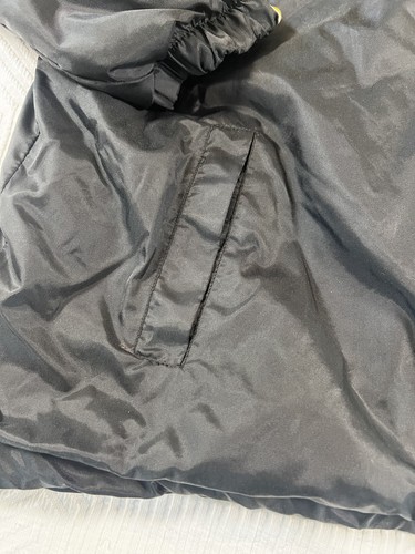 Steve and Barry’s Pullover V-Neck Esprit Jacket Men’s XL Black Yellow VTG EUC - Picture 7 of 8