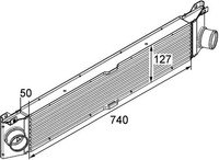 Mahle LadeluftküHler CI 157 000P Passend FüR Fiat