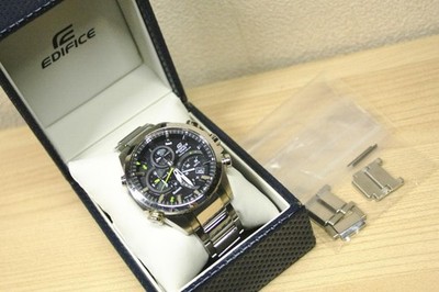 Casio Edifice EQB 501D 1AJF Quartz World Time Chronograph Mens Watch
