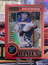 Martin Brodeur 2014-15 OPC prisma rosso platino /135 ST LOUIS BLUES