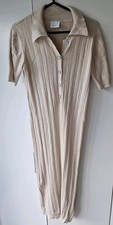 Mamalicious Maternity Knit Beige Dress, size M