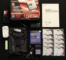 Sony MZ-R55 MiniDisc Recorder Complete Package