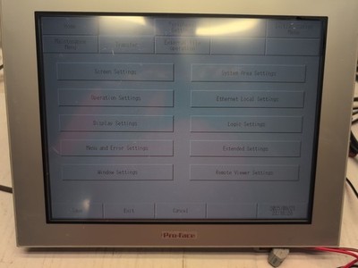Pro Face Screen GP-4601T analog touch panel Good condition LG-41 Pfxgp4601tad