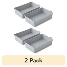 (2 pack) 2-Pack Flexible Drawer Storage Organ...