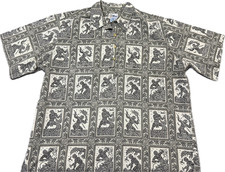 RARE Reyn Spooner Hawaiian Fisherman Hawaiian Button Aloha Shirt Men's XXL