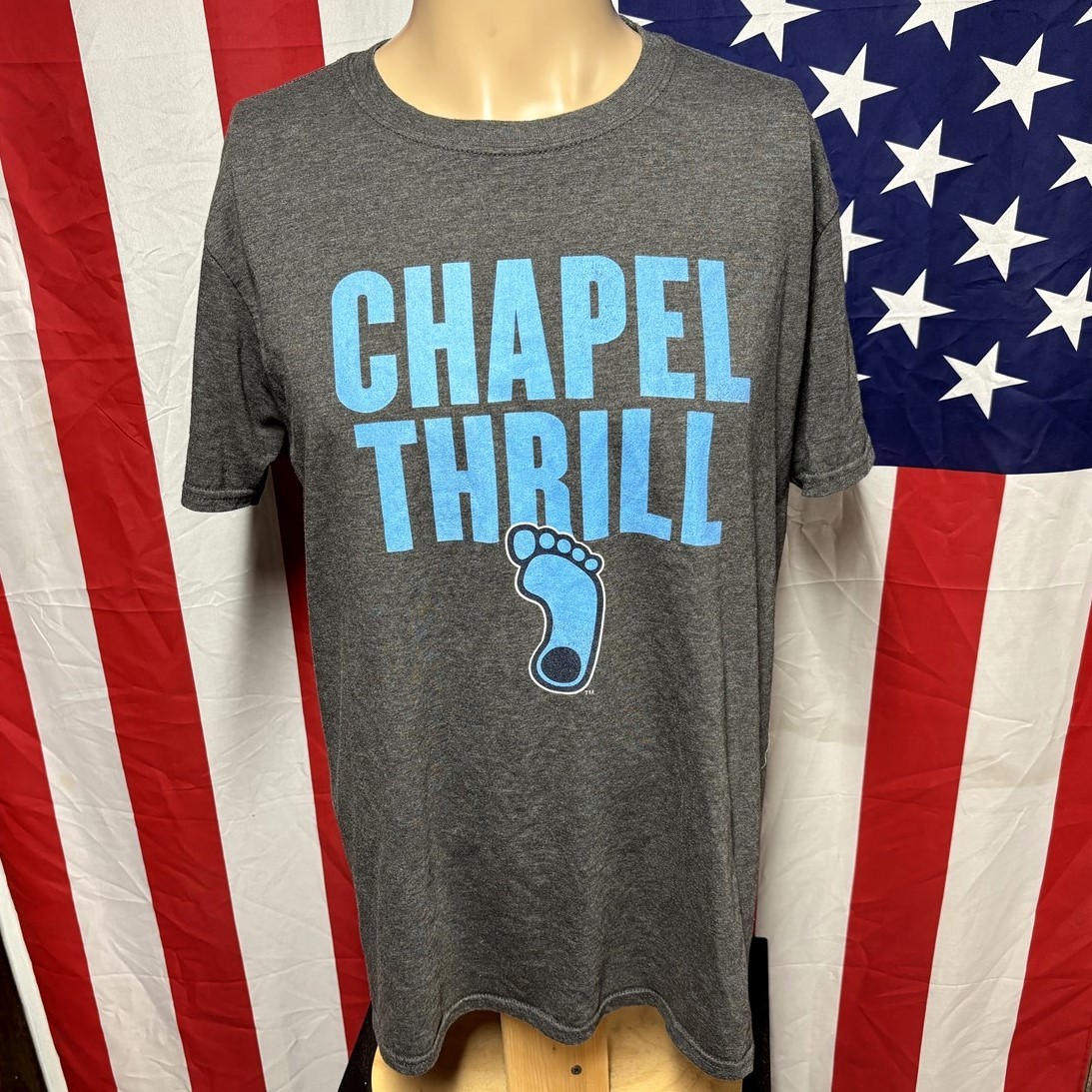 NORTH CAROLINA University UNC Tar Heels shirt XL Chapel Thrill college Fanatics