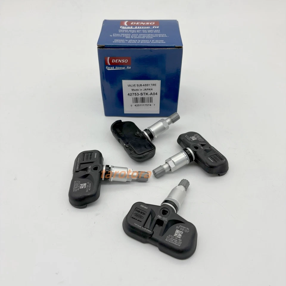 DENSO 4PCS 42753-STK-A04 Tire Pressure Sensor TPMS For Honda Pilot Alloy Acura - Imagem 2 de 4