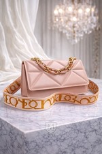 Women’s Mini Quilted Crossbody Handbag Luxury Designer Style keychain 3