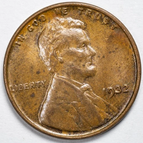 1932-P Lincoln Wheat Penny Cent Almost Uncirculated (AU)