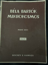 Vintage 1940 Bela Bartok Mikrokosmos Klavier Noten - Vol. IV