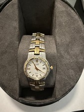 Citizen EU2436-53A Date White Dial Gold and Silver Tone Women's Watch