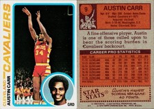 1978-79 Topps Basketball Card #9 Austin Carr Cleveland Cavaliers