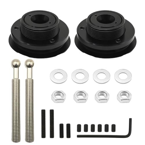  2Pcs 2.36in/62mm Quick Latch Hood Pins, Universal Aluminum Alloy Hood Pin  - Picture 2 of 8
