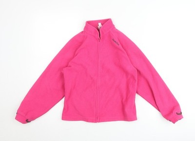 Quechua Mädchen rosa Fleecejacke mit Reißverschluss - Größe 10 Jahre - leichtes Wanderoberteil