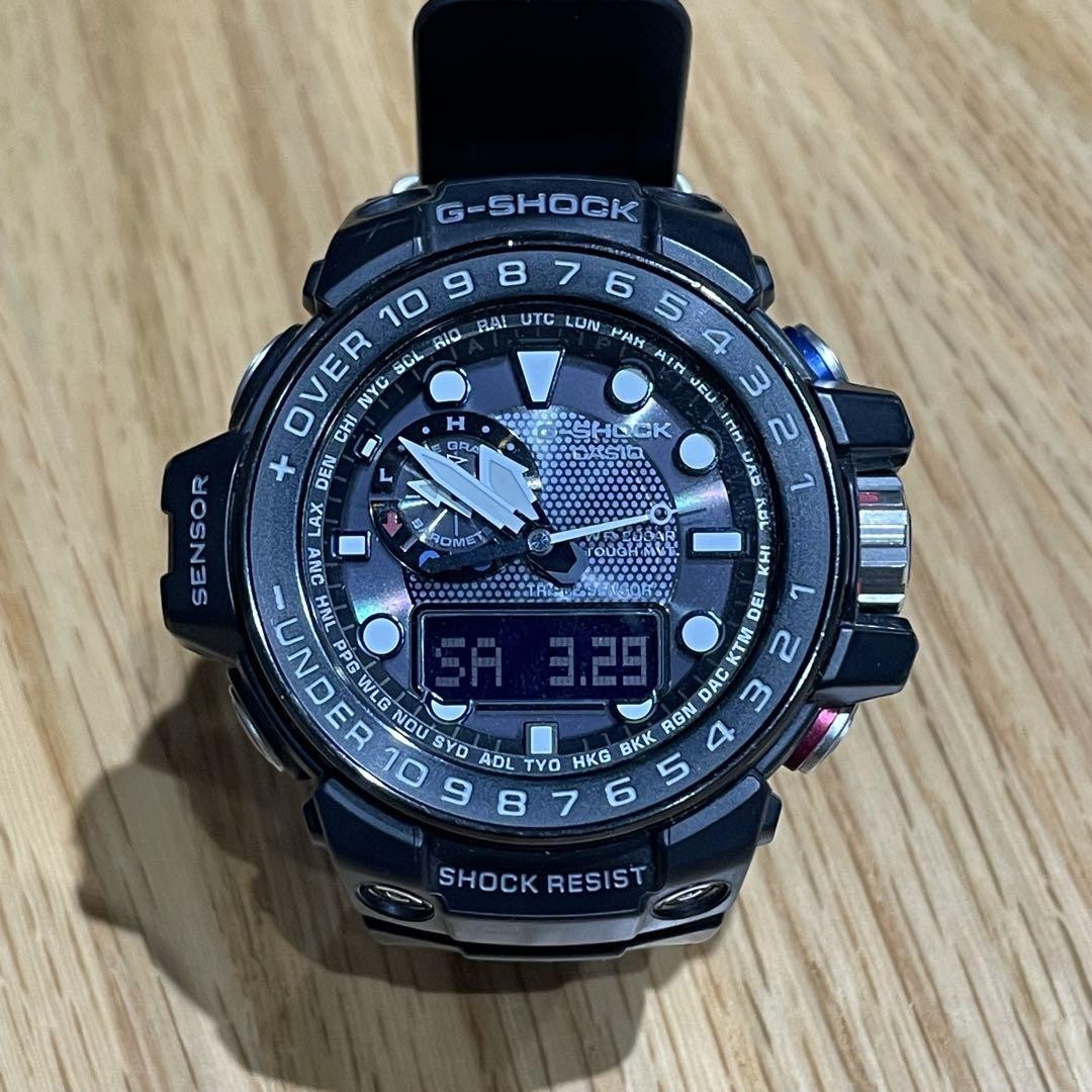 G-Shock GWN-1000B Men's Digital Watch Black Used, No Box