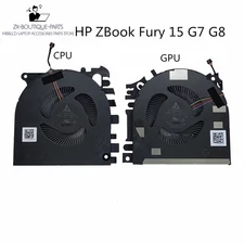 HP ZBook Fury 15 G7 Replacement CPU GPU Cooling Fan - Model M17047-001