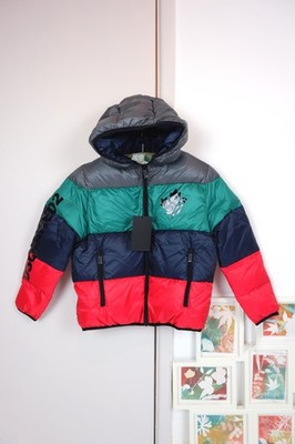 Dsquared2 Entendaunen Winter leichter Jungen Mädchen Mantel Jacke gesteppt 10 Jahre